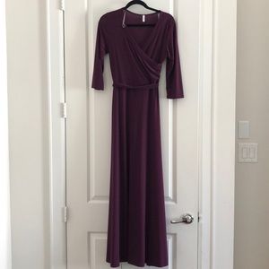 Long Purple maxi dress !